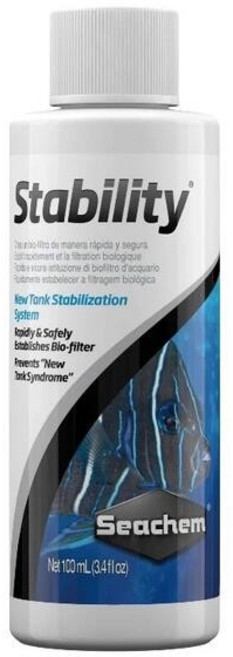 美國 Seachem 西肯 Stability 全效硝化菌 水質穩定劑, 100ml, 1瓶