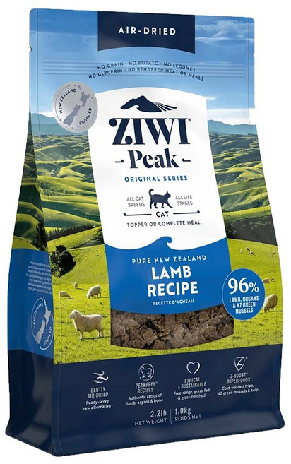 ZiwiPeak滋益巔峰96%鮮肉貓糧-羊肉, 1kg, 1包, ZiwiPeak滋益巔峰96%鮮肉貓糧-羊肉1kg