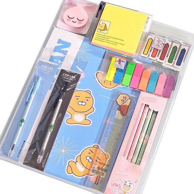 카카오프렌즈 베이직 문구세트 신학기 학용품 단체 선물, 1개, 어피치