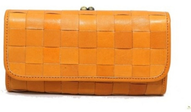 zucchero 日本品牌 真皮編織口金長夾 卡片包