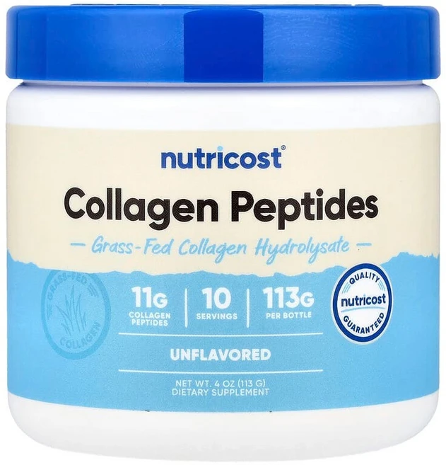 Nutricost 목초 사육 콜라겐 펩타이드 무맛 113g(4oz) Nutricost (뉴트리코스트), 113g, 1개 - 쿠팡