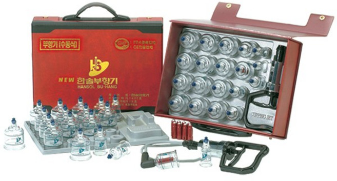 한솔부항기 수동식 부항기세트 HS-A 19p, 1세트