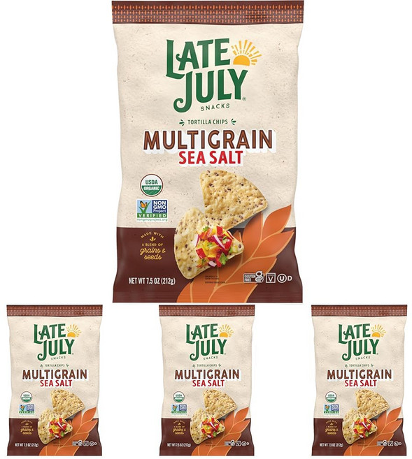 Late July Sea Salt Multigrain Tortilla Chips 레이트줄라이 씨솔트 또띠아칩