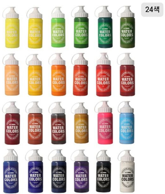종이나라 비비드 수채물감 220ml 낱색 -38157ssnn06012309+iiwowo, 레몬옐로우