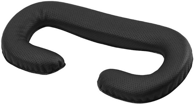 HTC Vive 헤드셋 VR 유리를위한 얼굴 교체 폼 패드 쉽게 청소 PU 재료, 빨간색, 1개