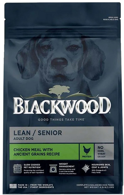 BLACKWOOD 特調低卡保健配方飼料, 4.54kg, 1袋, 雞肉 + 糙米