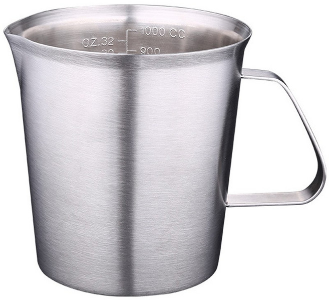 [쿠킹스]쉐프 스텐 계량컵(1L)/주방 베이킹도구 비커, 본품