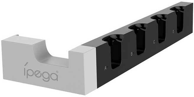 iPega 任天堂 Joy-Con 控制器充電底座 - GS 3C 手把充電座, 黑白, 1個, Switch 1代/Oled 專用