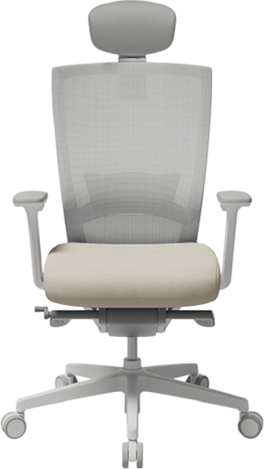 시디즈 의자 T50 업그레이드 2023년형 TNF500HLDA 화이트쉘 사무용 의자 학생 의자 서울대 의자, 아이보리