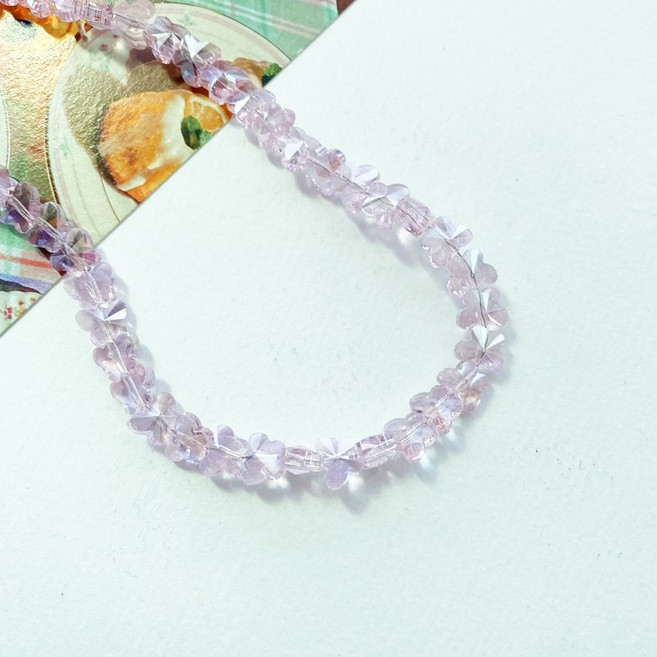 헤세드 [﻿11컬러] 론델 나비 비즈 론델컷 (20개), AB 퍼플핑크