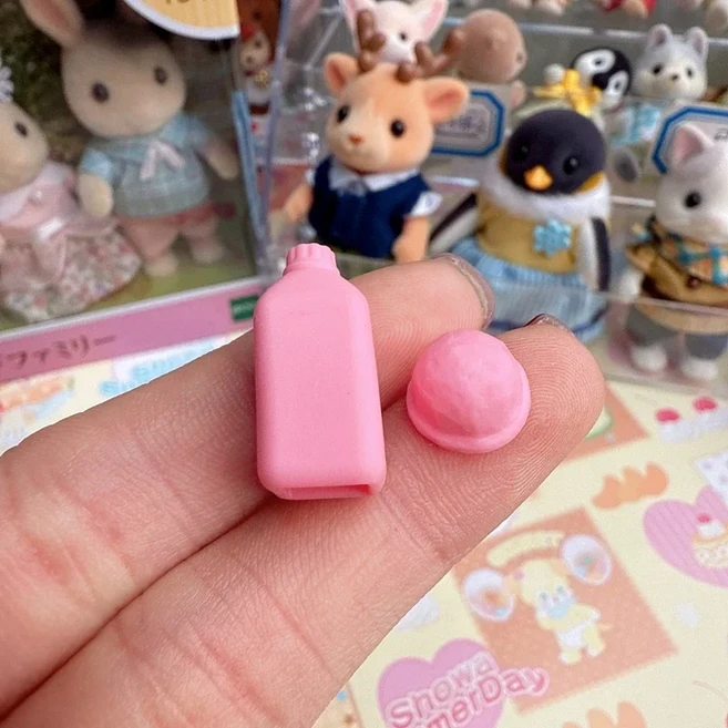 Sylvanian Families 애니메이션 피규어 주방 세트 소녀를위한 어른 장난감 Ternurines Calico Critters 귀, 12 ice cream