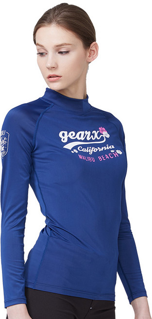 기어엑스 여자 래쉬가드 F10 네이비