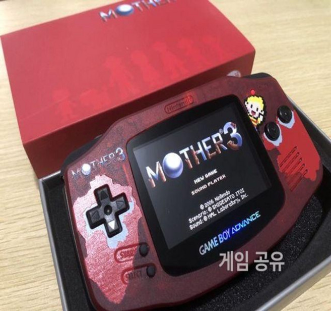 GBA 게임보이어드밴스 백라이트버전 록맨 일본어 버전 패키지, 일본 버전, 패키지 1, IPS한정판엄마3