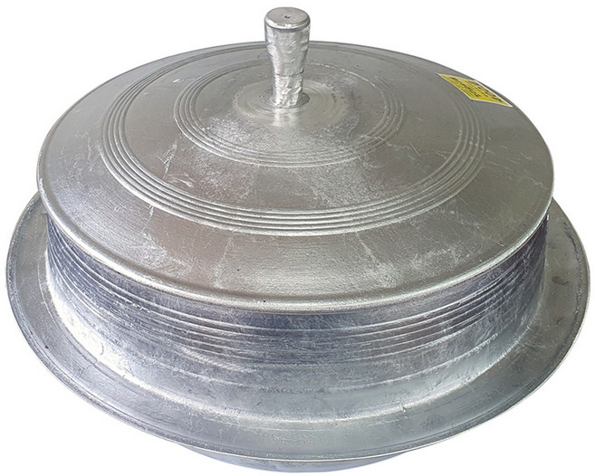 전통방식 생산으로 숨구멍이 있는 업소용 대형 가마솥 국내 수작업 백철 전솥, 선택03:백철 전솥40cm_화덕치수45, 1개