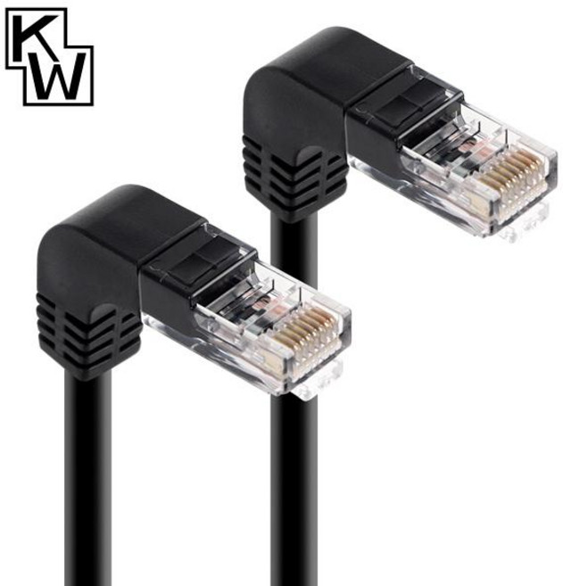 강원전자 KW KW615DN CAT.6 UTP 랜 케이블 15m (아래쪽 꺾임), 1개