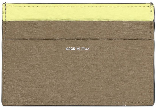 폴스미스 컬러 블록 레더 카드홀더