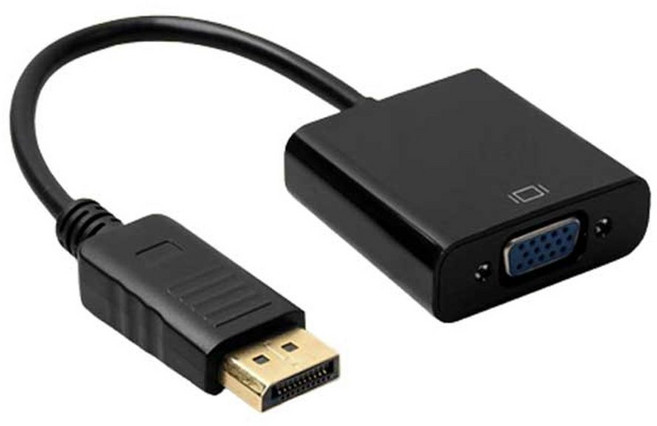 DP to 입력 D Sub DPtoRGB컨버터 출력 RGB 변환 젠더 DP변환RGB젠더, $ 본상품선택, 1개