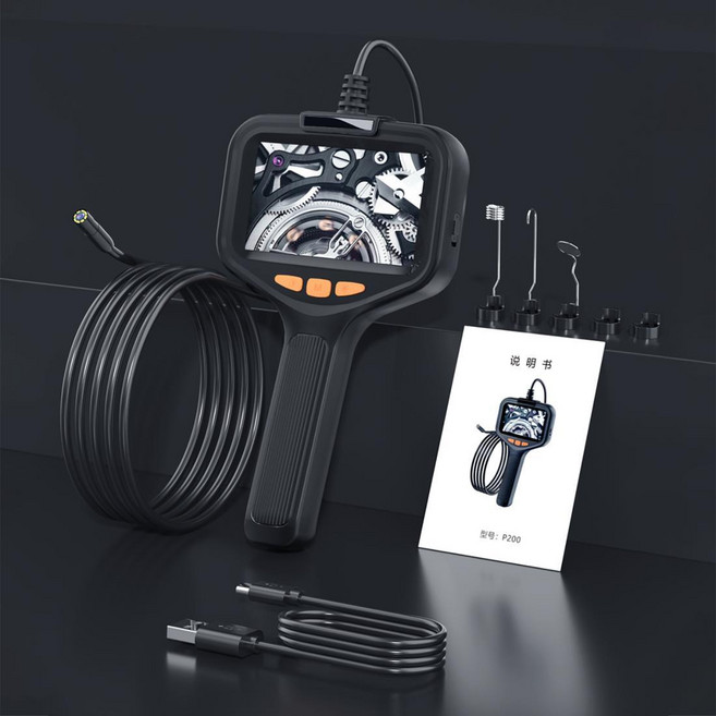 비즈믹 내시경 카메라 관로 배관 자동차 하수관 막힘, 5m 듀얼, 1개