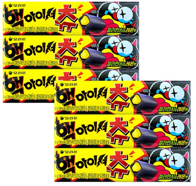 오리온 핵아이셔츄 깔라만시 레몬맛, 6개, 48g