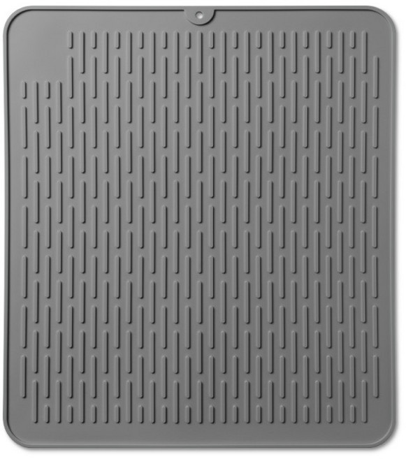 대형 실리콘 조리대 매트 방수 식탁 테이블 매트 미끄럼 방지 인덕션 보호 다용도 주방 소품, 1개, 그레이