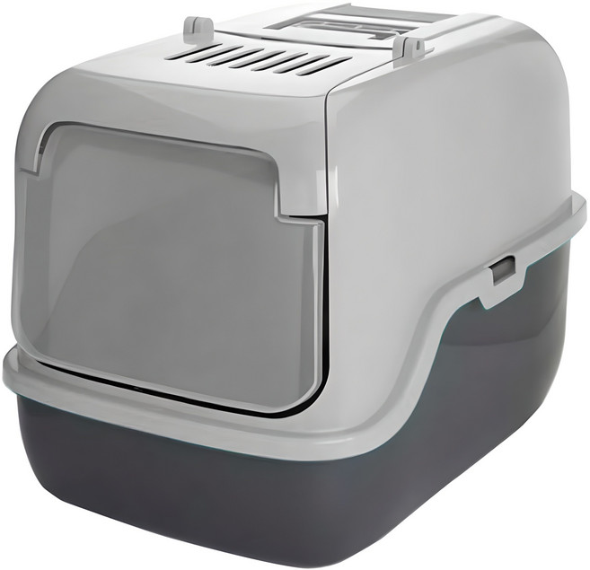 푸르미 3Door 고양이 화장실, 라이트그레이, 1개