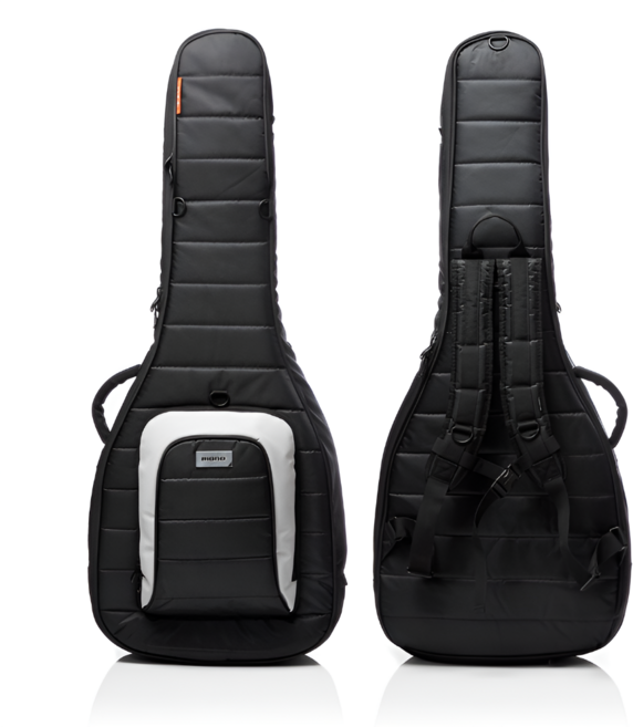 모노 M80 듀얼 어쿠스틱 일렉트릭 기타 케이스 M80-2A-BLK 방수 긱백, 1개