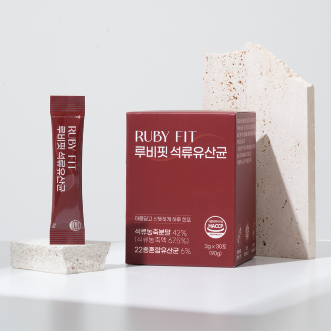 루비핏 석류유산균 쿠팡 전용제품 루비핏 유산균, 1개, 30회분