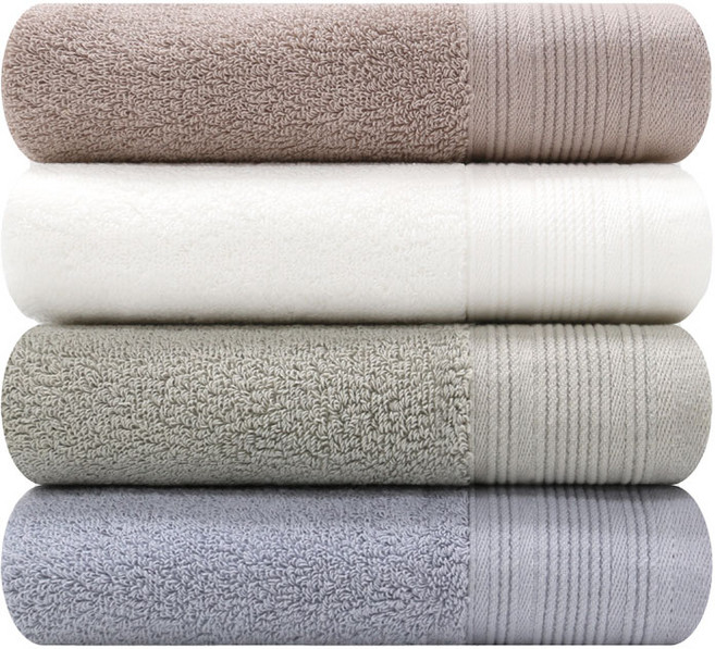 송월타올 호텔컬렉션 클래식40 욕실 수건 환갑 답례품, 연회색, 1개