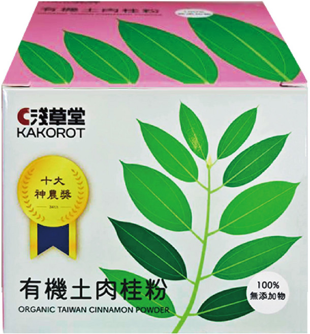 淺草堂 KAKOROT 有機土肉桂粉, 100g, 1個