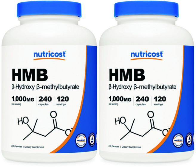 뉴트리코스트 HMB 1000mg 캡슐, 240정, 2개 - 쿠팡
