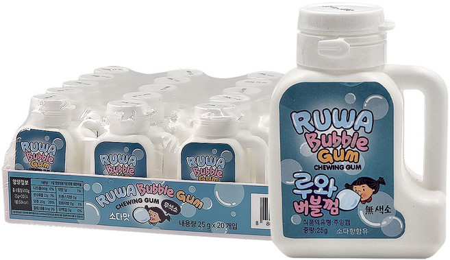 에이스엠앤티 루와버블껌 소다향, 500g, 1개