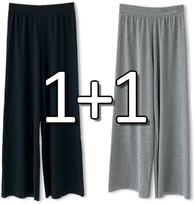 더보느 여성용 완전편해 와이드밴딩 트레이닝팬츠 2장