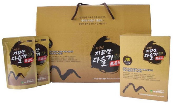 [흥국농산] 지리산 다슬기 진골드 진액 건강즙, 30개