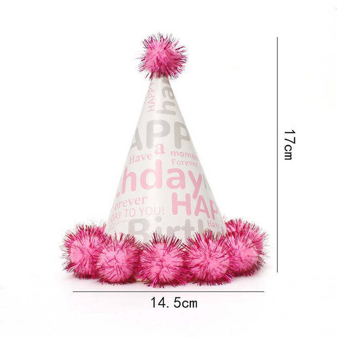 球球生日帽, 生日帽-桃球(現貨)