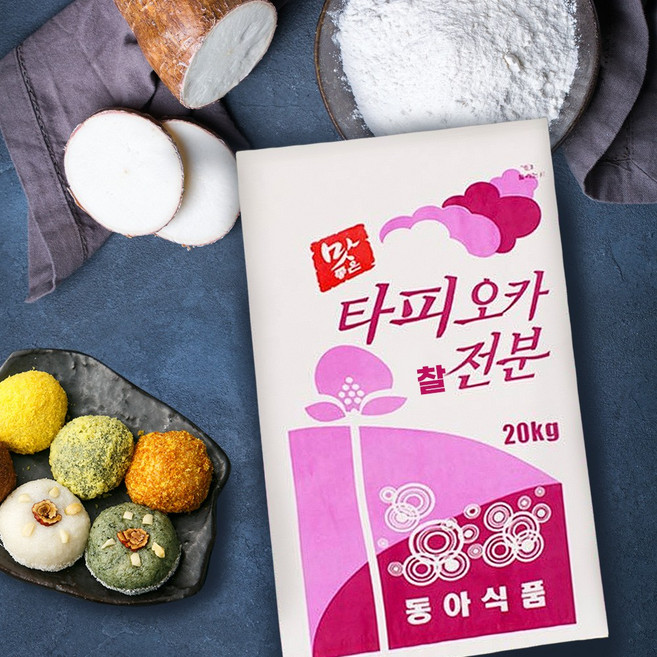 동아식품 타피오카 찰전분, 1개, 20kg