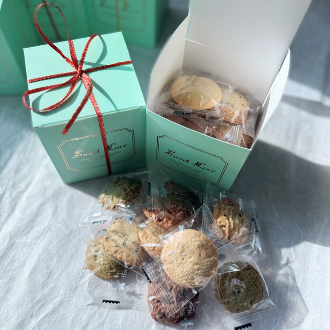 쿠키답례품 쿠키선물세트 학교 학부모 설명회 어린이집 유치원 어린이날 크리스마스 입학 졸업 행사 단체 간식 공공기관 회사 육아휴직 인턴 퇴사 사무실 디저트 선물, 10개