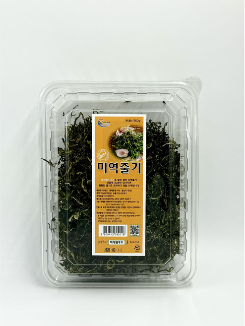 [미래웰푸드] 강진 건미역줄기 150g, 2개