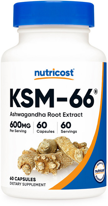뉴트리코스트 KSM-66 600mg 60캡슐, 60정, 1개