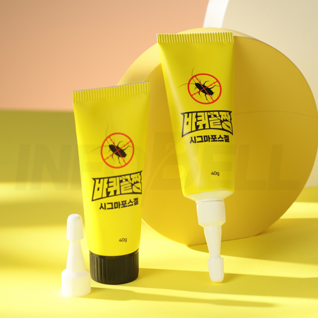 [TV홈쇼핑정품 인포벨]바퀴끝짱 시그마포스겔 식당 가정용 해충 퇴치약 강력한 바퀴벌레 끝장 끝짱 살충 퇴치겔, 2세트, 1개입