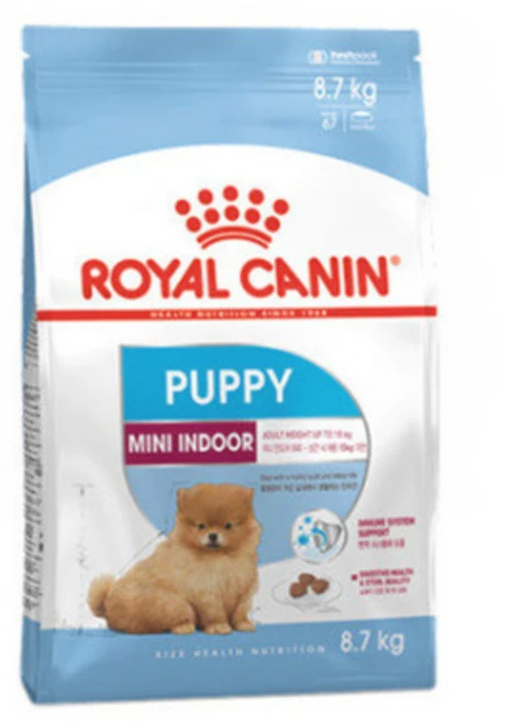 로얄캐닌 미니인도어 퍼피 3kg, 1개, 곡물 - 쿠팡