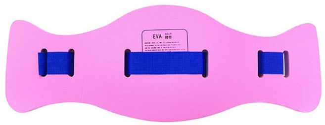 모든 연령대의 성인 수영 학습자와 호환되는 편안한 EVA 플로팅 벨트 부력 백 벨트, Pink, Medium belt