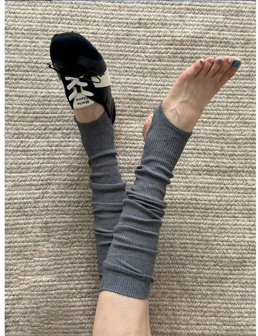 헤이룸 여성 골지 루즈핏 레그워머 발토시