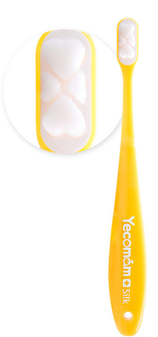 예꼬맘 어린이 실크칫솔, 실크칫솔퍼플[1단계], 1개, 1개입