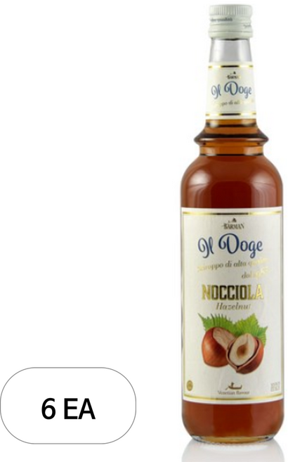 일도제 헤이즐넛시럽, 6개, 700ml