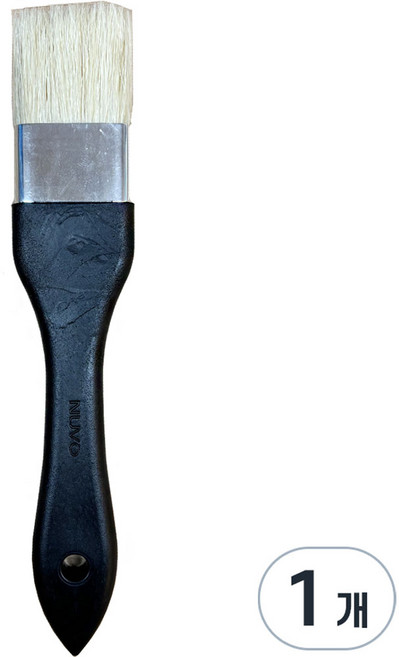 누보 조리용붓 우드블랙, NV-1SV, 1개
