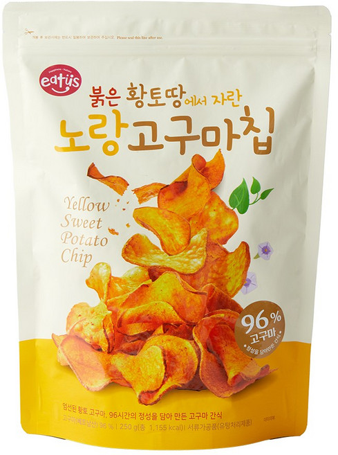 [이더스] 노랑 고구마칩, 250g, 16개