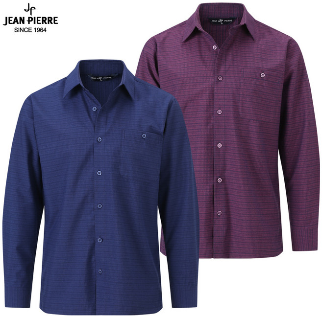 쟌피엘 백화점용 남자 캐주얼 울 남방 와이셔츠