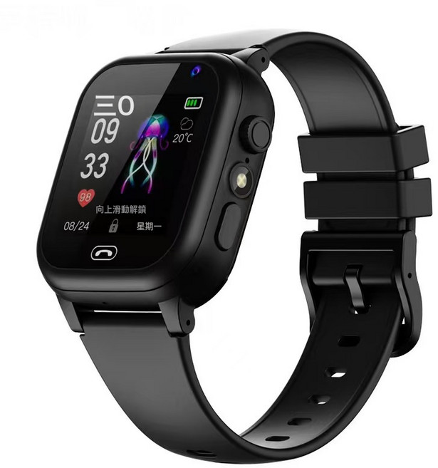 兒童智能電話手錶 拍照定位通話手錶, ANT+, 1cm, S30-2G黑色(外貿版本):如圖所示