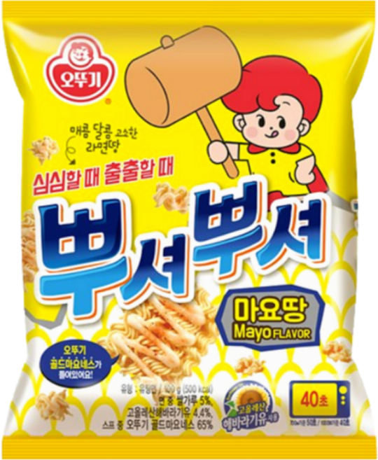 오뚜기 뿌셔뿌셔 마요땅, 1개, 100g