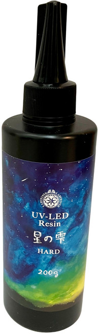 PADICO 星之雫UV膠 200g｜手工藝樹脂材料 快速固化 清澈 飾品製作首選, 透明, 1個